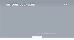 Desktop Screenshot of antoineduchesne.com